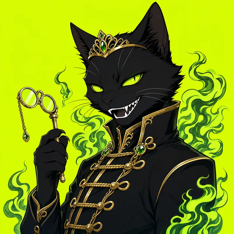 Duchess Tabbymane, Feline No. 0831 of the collection